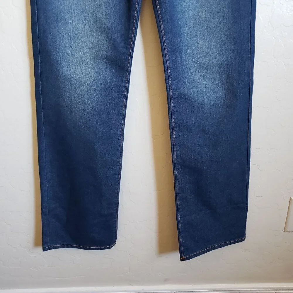 Old Navy Boy's Straight Non-Stretch Denim Jeans Dark Wash Size Big Kid's 18 NEW